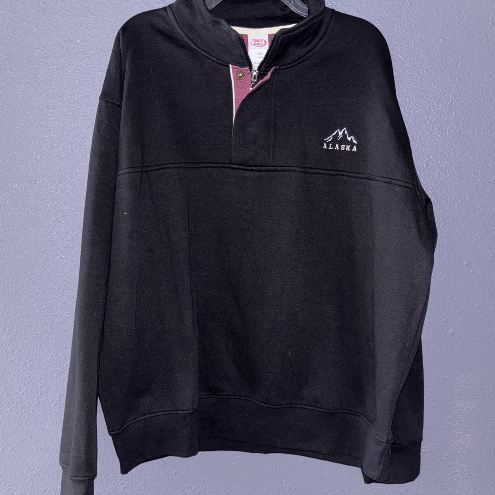 NWT Crazy 8 Black Alaska Pullover